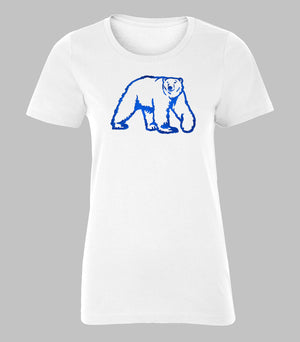 Metallic Ladies Polar Bear