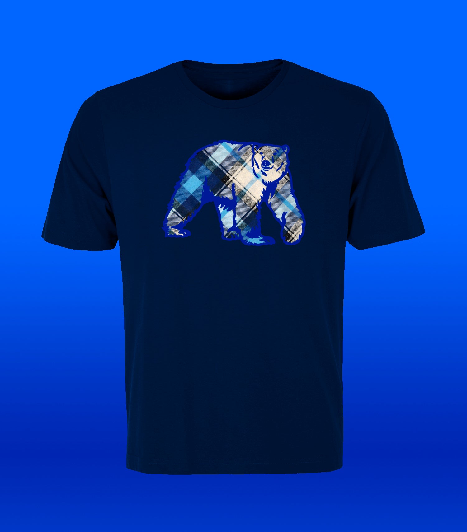 Actual Plaid  Polar Bear T-Shirt