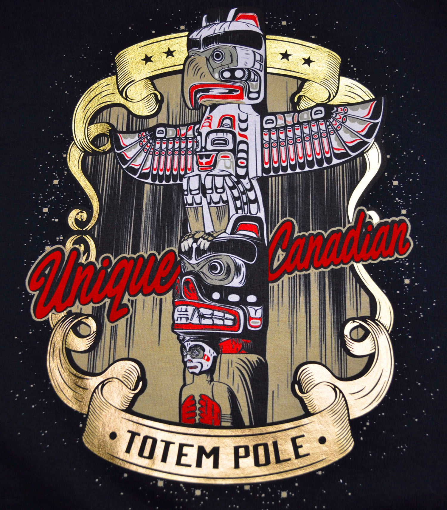 Metallic Totem Pole T-Shirt